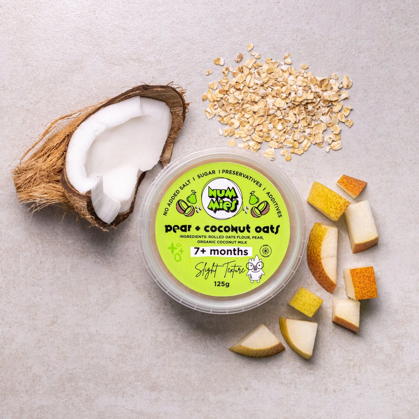 Pear + Coconut Oats