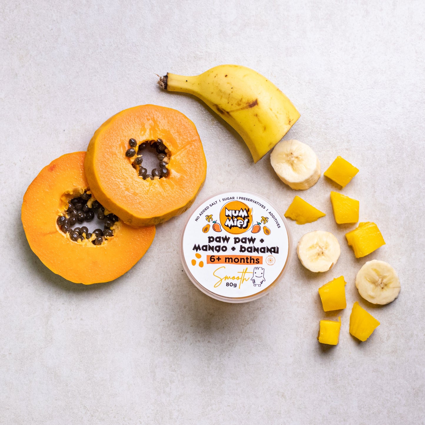 Paw Paw, Mango + Banana (Seasonal)