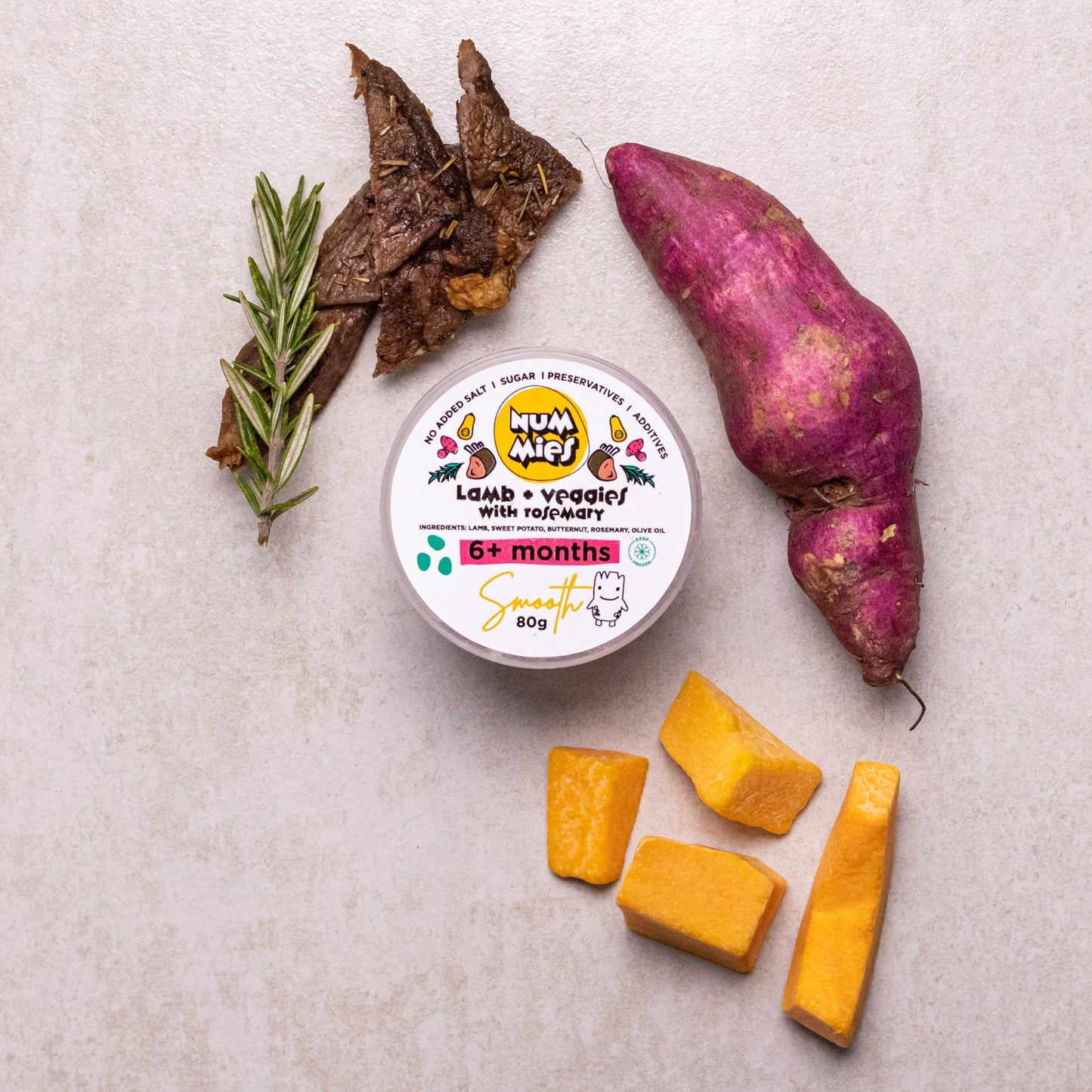 Lamb + Veggies, with Rosemary