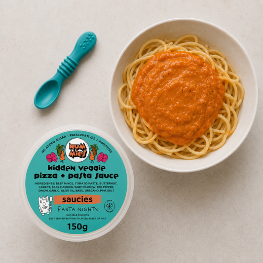 Hidden Veggie Pizza + Pasta Sauce