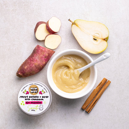 Sweet Potato, Pear + Cinnamon