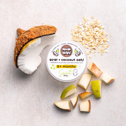 Pear + Coconut Oats